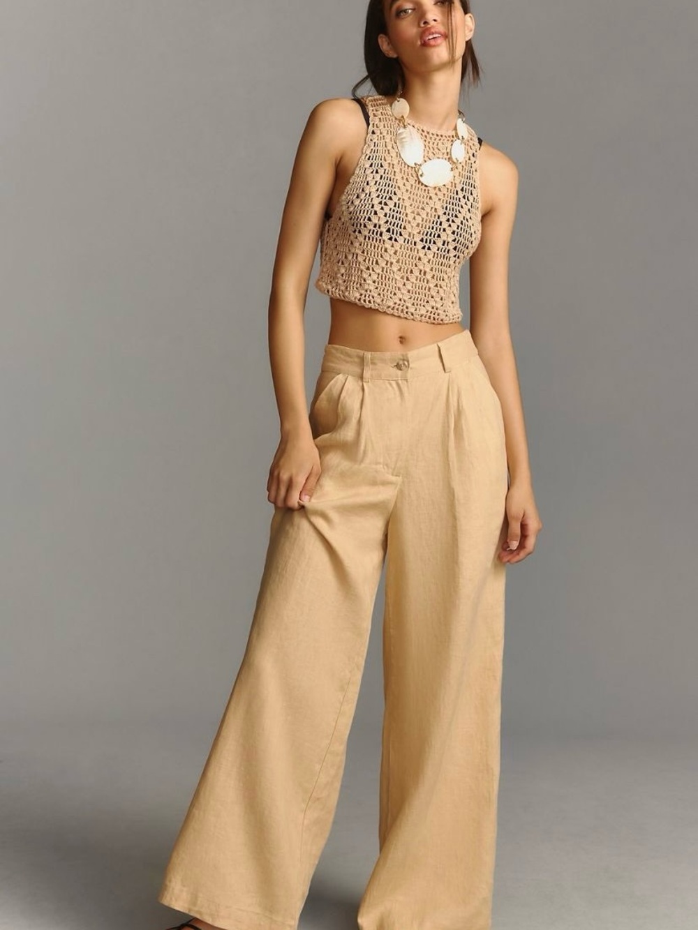 Circa Linen Pants in Honey